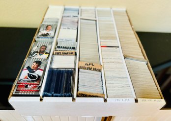 Assorted Lot Of Cards With 2000 NHL, 2000 NFL, 1995 Fleer Football And More