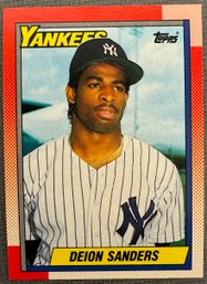 1990 Topps Deion Sanders #61 Baseball Card