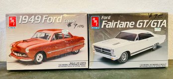New In Box Ford Coupe & Fairlane GT/GTA Model Kits