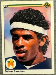 1990 Upper Deck Deion Sanders Rookie Card