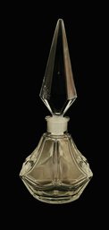 Czech Republic Cut Crystal Perfume Bottle W/Stopper