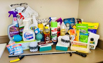 Lot 3 Of Cleaning Supplies Including, Tide Washing Machine Cleanser, Goo Gone,  LED Flame Bulb & More
