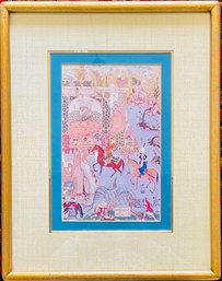 The Shah #523 By Persian Artist Framed Artwork