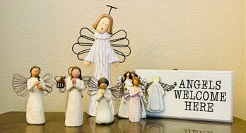 Grouping Of Decorative Angels
