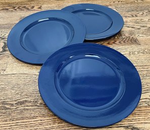 Blue  Charger Plates