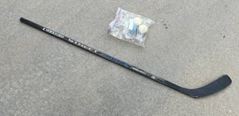 Competition Street Series Hockey Stick And Rubber Balls
