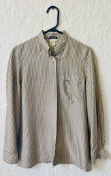 Vintage Giorgio Armani Striped Button Down Shirt