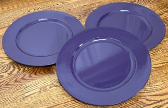 Purple Charger Plates