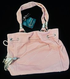 B Makowsky Luxury Light Pink Hand Bag