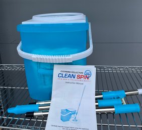 CleanSpin 360 Spin Mop And Collapsible Bucket
