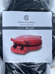 Cook's Essentials Dual Skillet - NIB