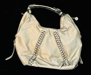 Silver Braid Hand Bag