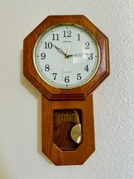 Lone Oak Westminister Regulator Wall Clock