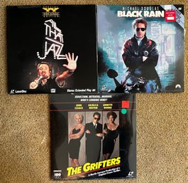 LaserDiscs- All That Jazz, The Grifters, Black Rain