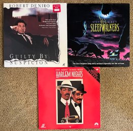 LaserDiscs - Stephen Kings Sleepwalkers, Harlem Nights, Guilty By Suspicion