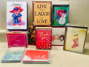 Lot Of Assorted Cards Including Holiday Themed, Thanks & Biddys
