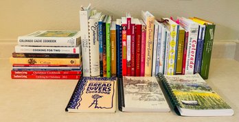 Lot Of Assorted Cookbooks, With Various Authors