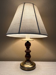 Table Lamp With Cream Colored Shade