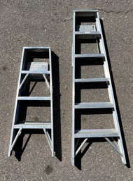 Aluminum Step Ladders - 4ft & 6ft