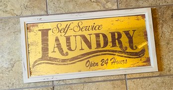 Laundry Mirror Wall Decor