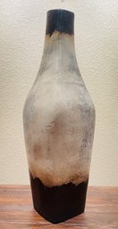 Brown And White  Vase