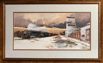 Gary P. Miller Signed 'Westbound NP' Litograph Numbered 98/950 With CoA