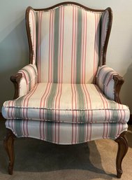 Vintage Wooden Wingback Chair