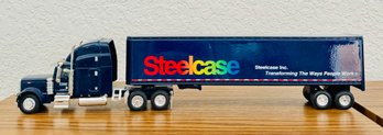 Limited Edition Die Cast Steelcase Peterbilt Semi Trailer Toy Model