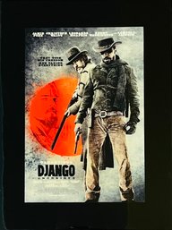 Framed Django Unchained Poster