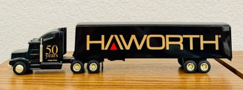 Diecast Haworth 50 Year Anniversary Trailer Peterbilt Semi Toy Model