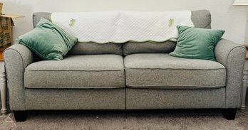 Modern Gray Love Seat Couch
