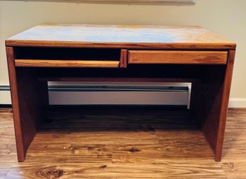 Wood Minimal Flat Top Desk