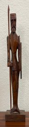 Wood Carved Don Quixote Figurine