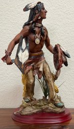Native American Warrior Figurine