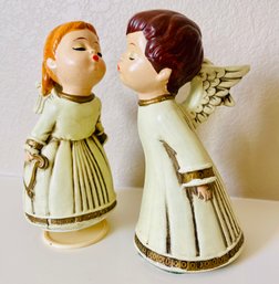 Vintage Kissing Angels Figurines