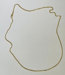 14K Yellow Gold Rope Chain