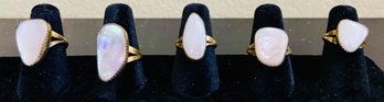 Collection Of Women's Moonstone Rings