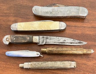 Collection Of Small Pocket Knives