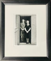 Donald And Molly Buchanan Black And White Silver Print By Ronald Wohlauer