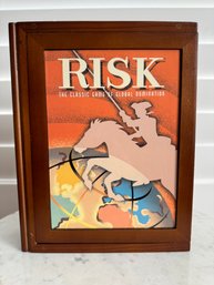 Risk Vintage Game Collection Wooden Box Board Game