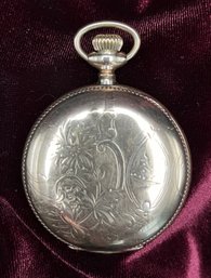 Waltham Model 1890/Seaside Pocket Watch With Bates & Bacon Royal 14k/20yr Case