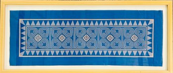 Framed Tapestry Blue
