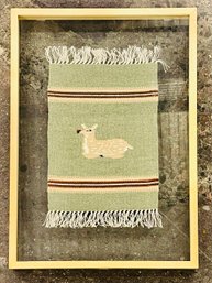 Native American Small Deer Wool Rug