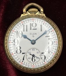 Elgin Model 20/574 Pocket Watch With Illinois 10K Rolled Gold Plate Case