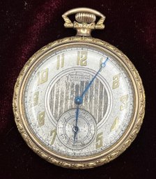 Waltham Model 1894/no. 220 Pocket Watch With Fay's Montauk 10K Gold Filled Case - INSCRIBED