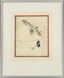 Donald Saff 'Flowers' Hand Colored Etching 11 Of 12