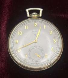 Elgin 546 Pocket Watch With 10K Rolled Gold Plate Case