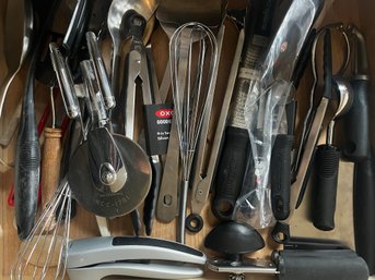 Everything You Need To Cook Everything You Love! Large Lot Of Cooking Utensils, Many Of Them Oxo Brand