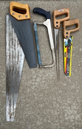 Saws In Various Sizes And Shapes For Woodwork And DIY