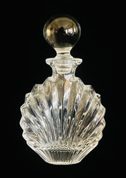 Vintage Cut Crystal Glass Bottle